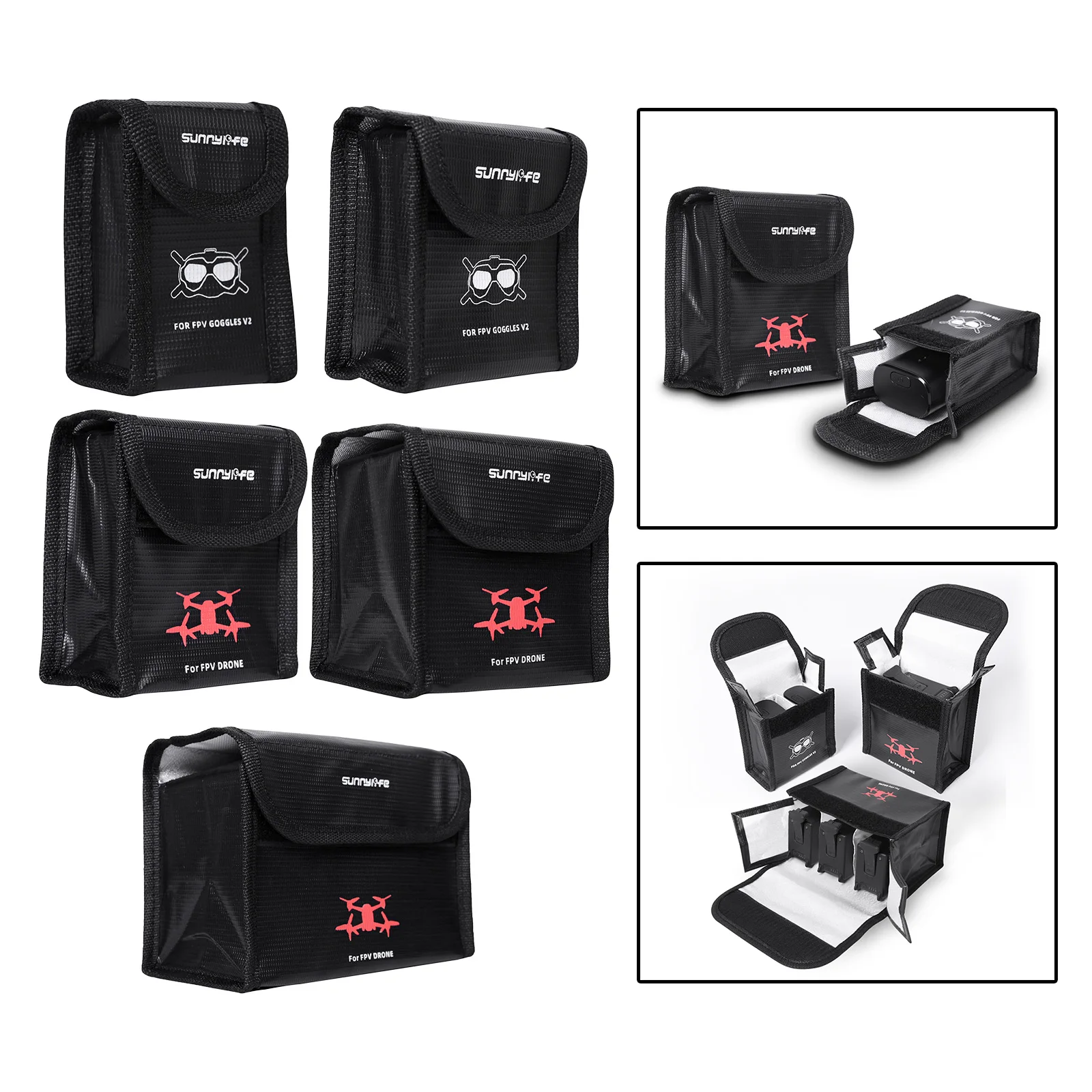 Safe Bag Storage Explosion Proof Soft Box Case Protection Bag For DJI FPV/Googles V2 Lipo Batteries Safe Storage Charging
Safe Bag Storage Explosion Proof Soft Box Case Protection Bag For DJI FPV/Googles V2 Lipo Batteries Safe Storage Charging
