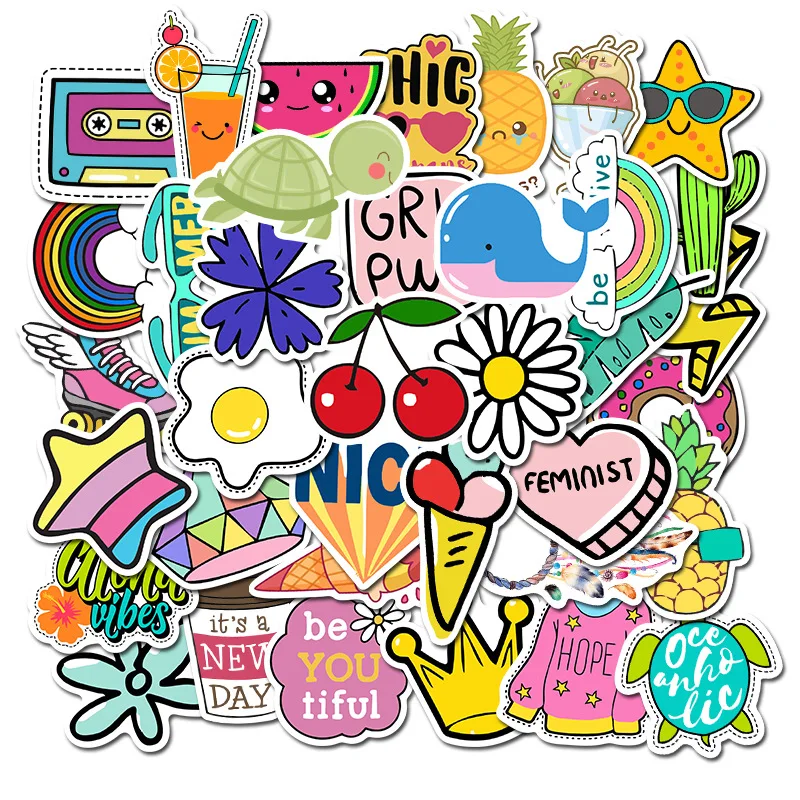 10/30/50PC Cartoon Cute Little Fresh Series Stickers Stationery Luggage Notebook Water Cup Graffiti Stickers Wholesale
10/30/50PC Cartoon Cute Little Fresh Series Stickers Stationery Luggage Notebook Water Cup Graffiti Stickers Wholesale