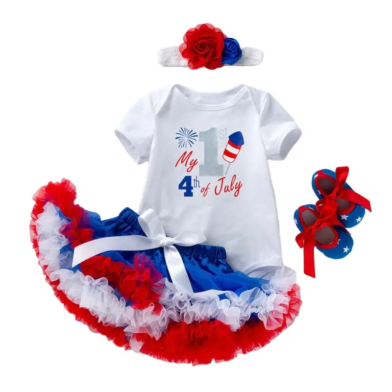 Toddler Baby Girl 4th of July Dress American Flag Dress Infant Independence Day Outfits Clothes with Shoes
Toddler Baby Girl 4th of July Dress American Flag Dress Infant Independence Day Outfits Clothes with Shoes
