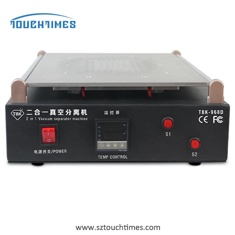 19 Inches TBK-968D Vacuum LCD Separator Machine For Smart Phone iPad iPhone And Table PC Built In Pump LCD Refurbish
19 Inches TBK-968D Vacuum LCD Separator Machine For Smart Phone iPad iPhone And Table PC Built In Pump LCD Refurbish