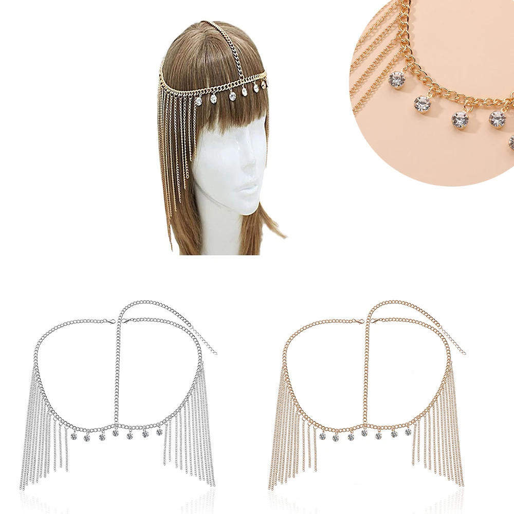 Bohemian Chain Multi-Layer Hair Accessories Women'S Hair With Long Tassel Head Chain Luxurious Diamond-Encrusted Accessories
Bohemian Chain Multi-Layer Hair Accessories Women'S Hair With Long Tassel Head Chain Luxurious Diamond-Encrusted Accessories
