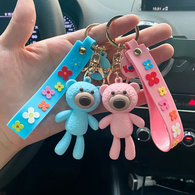 Fashion Cartoon Bear Doll Keychain Couple Schoolbag Cute Bag Pendant Pretending Bear Doll Pendant Small Gift Girl
Fashion Cartoon Bear Doll Keychain Couple Schoolbag Cute Bag Pendant Pretending Bear Doll Pendant Small Gift Girl