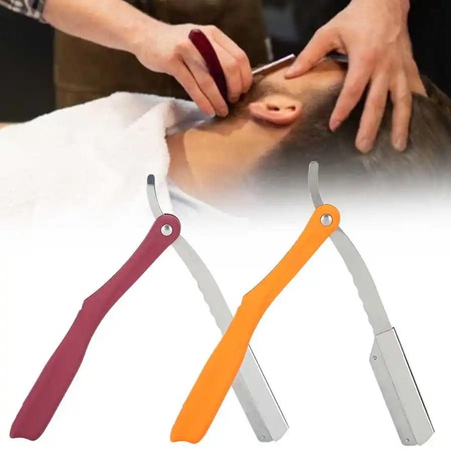 5 Colors Straight Razor Straight Edge Razor Professional Folded Single Edge Blades Barber Razor Manual Shaver Men Safety Razor
5 Colors Straight Razor Straight Edge Razor Professional Folded Single Edge Blades Barber Razor Manual Shaver Men Safety Razor