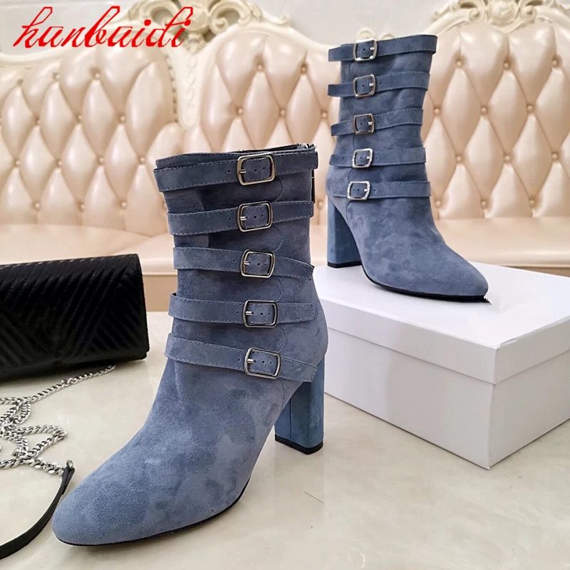 British Style Martin Boots Ankle Boots Autumn Women Pointed Toe High Heels Boots Fashion Knight Shoes Zipper Motorcycle Boots
British Style Martin Boots Ankle Boots Autumn Women Pointed Toe High Heels Boots Fashion Knight Shoes Zipper Motorcycle Boots