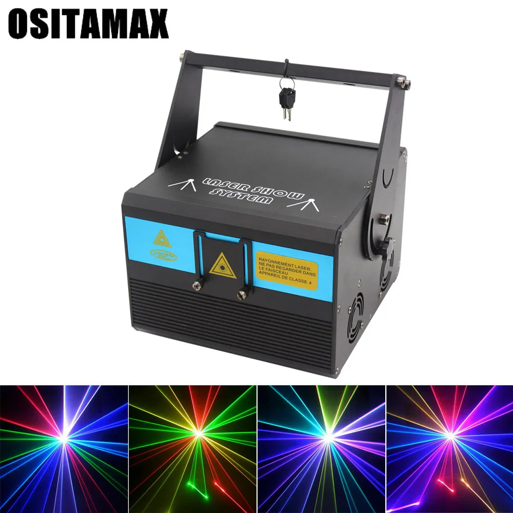 RGB 5 Вт (2/3/4/8/10 Вт) DMX512 лазерный сценический световой эффект проектор свет DJ