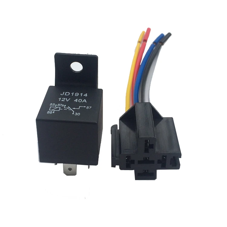 5pcs/LOT NEW Automobile relay car 12V relay JD1914 12VDC waterproof relay Add the base 12V 24V 24VDC DC12V 40A / 30A 5PIN
5pcs/LOT NEW Automobile relay car 12V relay JD1914 12VDC waterproof relay Add the base 12V 24V 24VDC DC12V 40A / 30A 5PIN