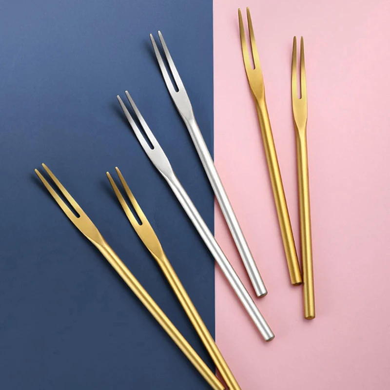 Fruit Fork 304 Stainless Steel Dessert Forks Cutlery Cake Salad Creative Tableware Vintage Fork Exquisite Kitchen Supplies
Fruit Fork 304 Stainless Steel Dessert Forks Cutlery Cake Salad Creative Tableware Vintage Fork Exquisite Kitchen Supplies