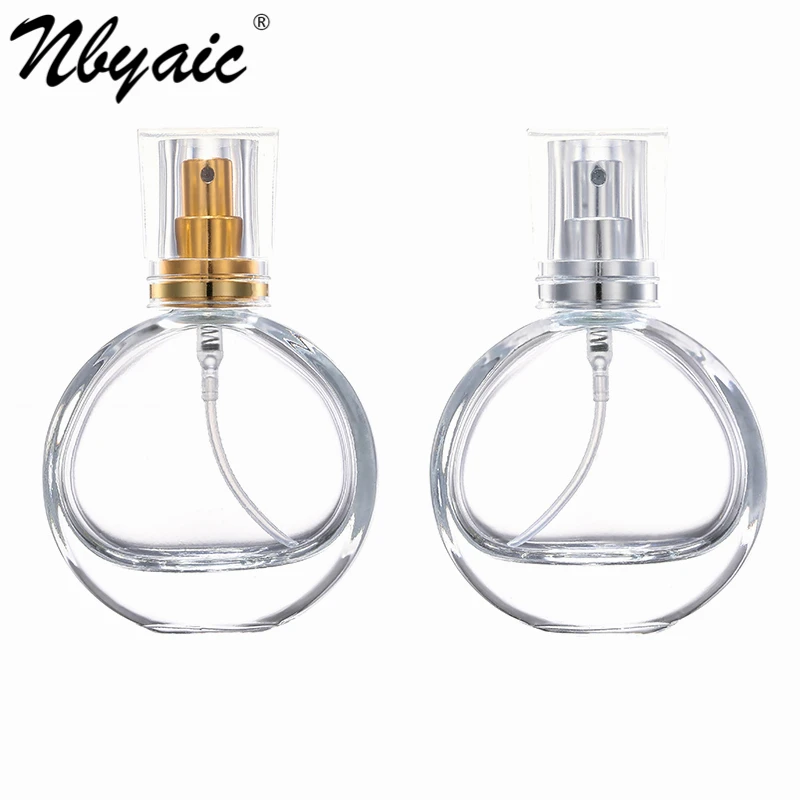 Nbyaic High-end round transparent glass bottle gold and silver perfume sub-bottom 25ml portable press spray empty bottle 1pcs
Nbyaic High-end round transparent glass bottle gold and silver perfume sub-bottom 25ml portable press spray empty bottle 1pcs