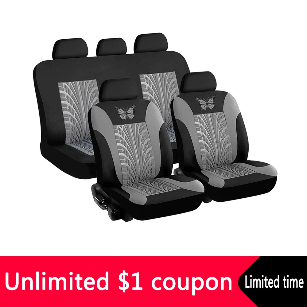 Universal Car Seat Covers Set Butterfly 3D Tire Print Car Interior Covers Detail Styling Car Seat Protector Auto Car accessories
Universal Car Seat Covers Set Butterfly 3D Tire Print Car Interior Covers Detail Styling Car Seat Protector Auto Car accessories