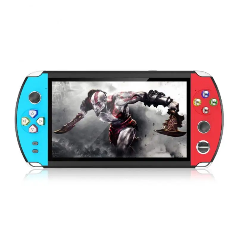 2021 X19 7 Inch HD Retro Handheld Game Console Built In 2000 Game Double Joystick Support MP4 For PS1 Kid's Gift Support For FC
2021 X19 7 Inch HD Retro Handheld Game Console Built In 2000 Game Double Joystick Support MP4 For PS1 Kid's Gift Support For FC