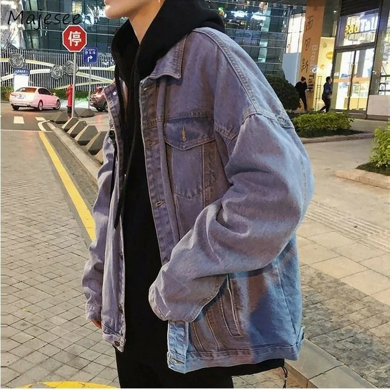 Men Denim Jackets Fashion Blue Loose Streetwear Daily Jackets Harajuku Classic All-match Causal Ulzzang Male Coats 2022 New
Men Denim Jackets Fashion Blue Loose Streetwear Daily Jackets Harajuku Classic All-match Causal Ulzzang Male Coats 2022 New