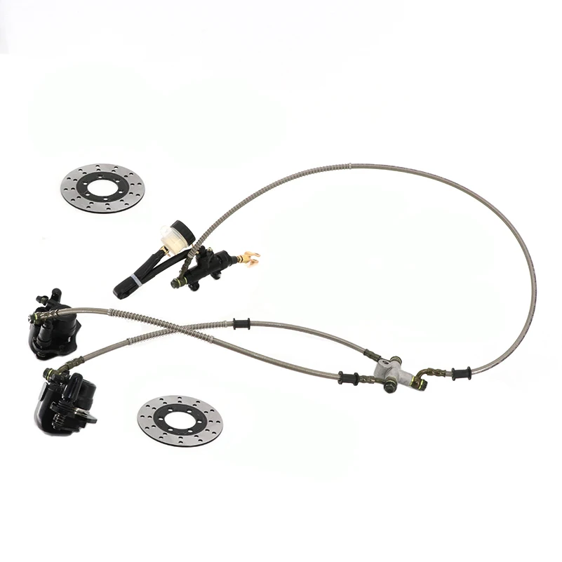 Go kart part Hydraulic Front Rear Brake Calipers Pad Assembly System & brake disc for 150cc 250cc ATV Quad Dirt Bike Dune Buggy
Go kart part Hydraulic Front Rear Brake Calipers Pad Assembly System & brake disc for 150cc 250cc ATV Quad Dirt Bike Dune Buggy