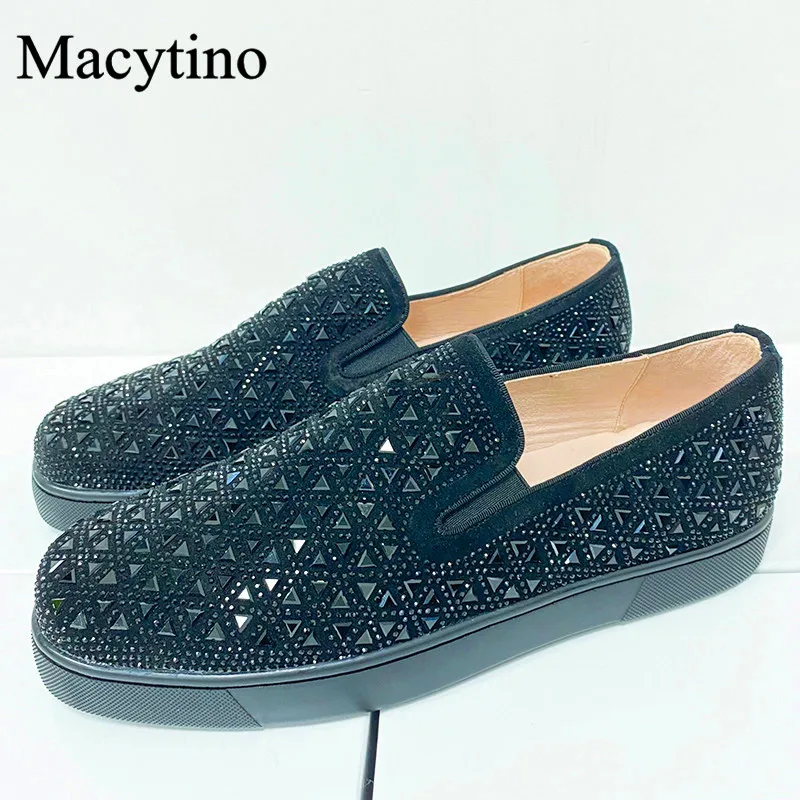 Hot Rhinestone Design Men's Single Shoes Round Toe Increased Thick-soled Single Shoes Fashion Casual Single Shoes
Hot Rhinestone Design Men's Single Shoes Round Toe Increased Thick-soled Single Shoes Fashion Casual Single Shoes