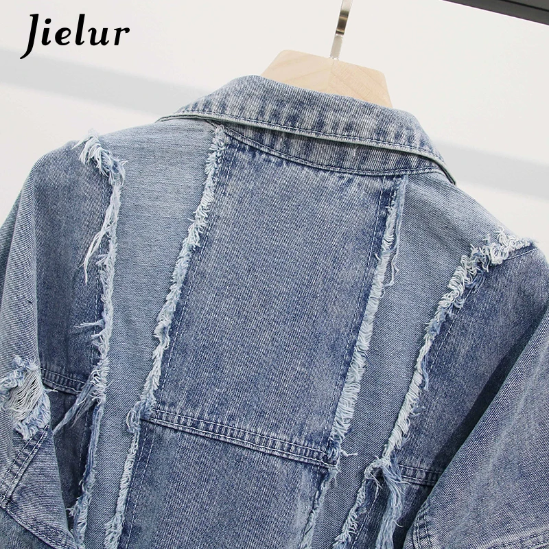 Jielur 2020 New Autumn Denim Jacket Winter Jeans Jacket Women Long Sleeve Button Jeans Coat Loose Outwear Slim M-XL Pocket
Jielur 2020 New Autumn Denim Jacket Winter Jeans Jacket Women Long Sleeve Button Jeans Coat Loose Outwear Slim M-XL Pocket