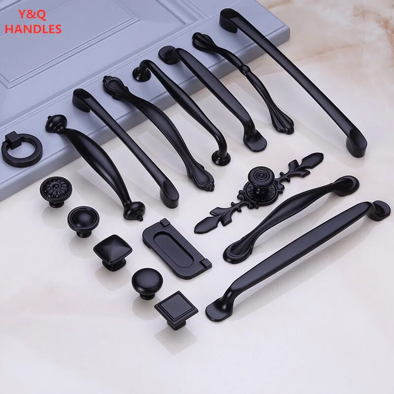 Handles Drawer Cabinet Furniture Kitchen Handles for Cabinet Knob Door Drawer Furniture Kitchen Knob Classic Black Hardware
Handles Drawer Cabinet Furniture Kitchen Handles for Cabinet Knob Door Drawer Furniture Kitchen Knob Classic Black Hardware