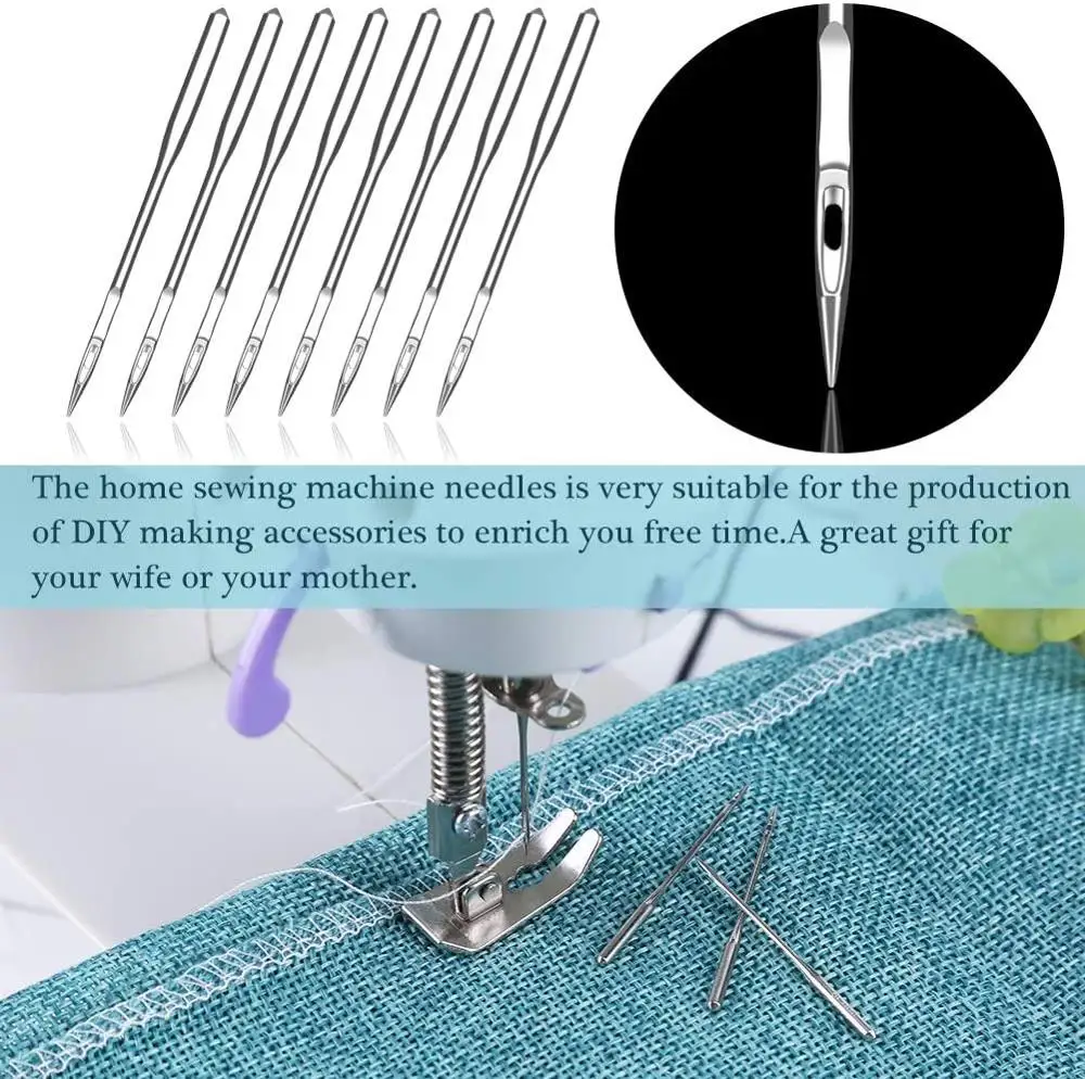 Nonvor 70 Count Silver Sewing Machine Needles Jeans&General Home Stainless Steel Sewing Needles For Singer Brother
Nonvor 70 Count Silver Sewing Machine Needles Jeans&General Home Stainless Steel Sewing Needles For Singer Brother
