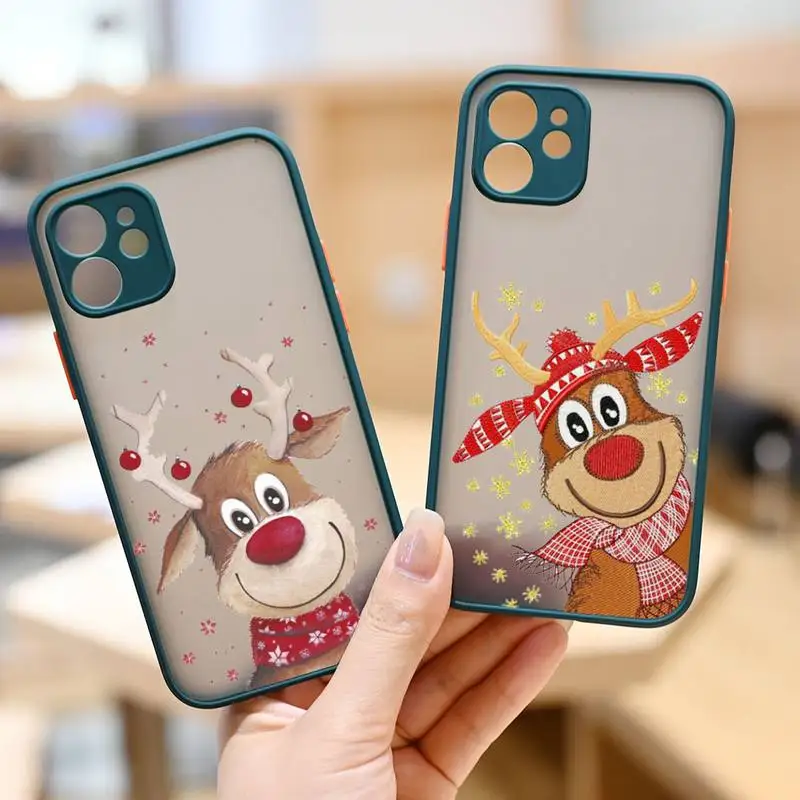 Christmas Deer Phone Case Dark green matte transparent iPhone 7 8 x xs xr 11 12 pro plus max mini
Christmas Deer Phone Case Dark green matte transparent iPhone 7 8 x xs xr 11 12 pro plus max mini