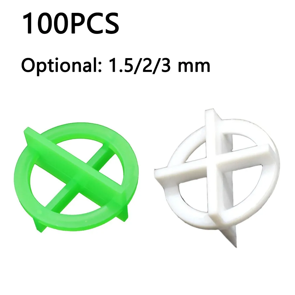 100Pcs 1.5/2/3mm Plastic Cross Tile Leveling System Spacers Recyclable Plastic DIY Hand Tool Accessories
100Pcs 1.5/2/3mm Plastic Cross Tile Leveling System Spacers Recyclable Plastic DIY Hand Tool Accessories