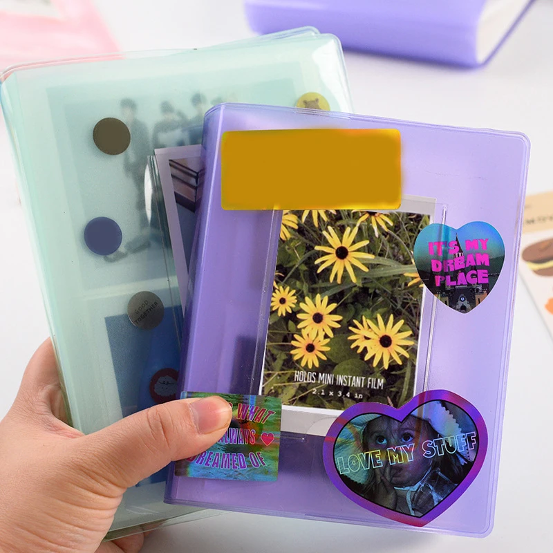 New Cute Mini Jelly Color Photo Album Chrysanthemum Cover Plug-in Photos Instax & Name Card Album Card Holder de Photos 3/5Inch
New Cute Mini Jelly Color Photo Album Chrysanthemum Cover Plug-in Photos Instax & Name Card Album Card Holder de Photos 3/5Inch