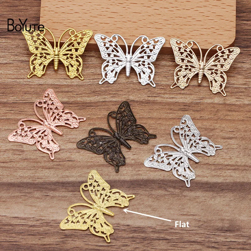BoYuTe (50 Pieces/Lot) 25*35MM Butterfly Metal Brass Filigree Findings Diy Hand Made Jewelry Accessories
BoYuTe (50 Pieces/Lot) 25*35MM Butterfly Metal Brass Filigree Findings Diy Hand Made Jewelry Accessories