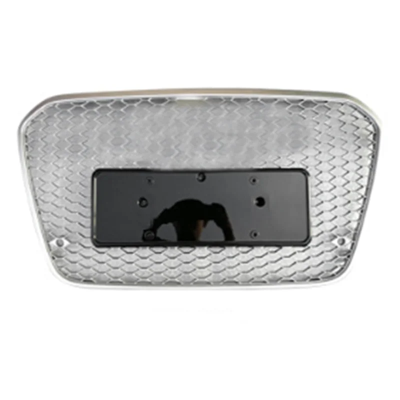 Silver Mesh Front Bumper Grille with Logo For Audi A6 L 2012 2013 2014 2015 Upgrade RS6 Style Factory Auto Parts Racing Grill
Silver Mesh Front Bumper Grille with Logo For Audi A6 L 2012 2013 2014 2015 Upgrade RS6 Style Factory Auto Parts Racing Grill