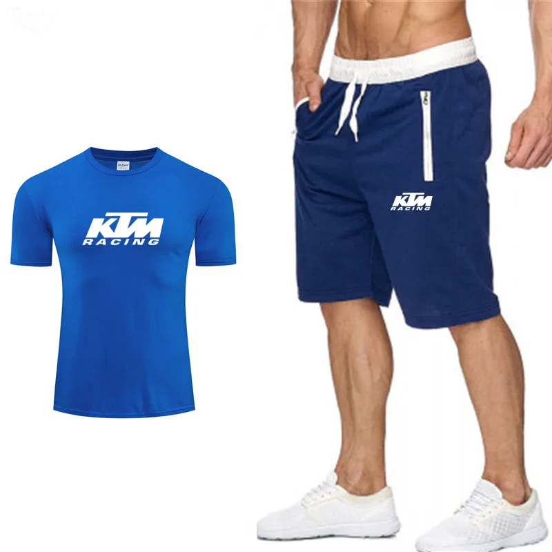 Men's sports suit men's track suit top T-shirt men and women short-sleeved round neck T-shirt top + jogging pants 2-piece set
Men's sports suit men's track suit top T-shirt men and women short-sleeved round neck T-shirt top + jogging pants 2-piece set