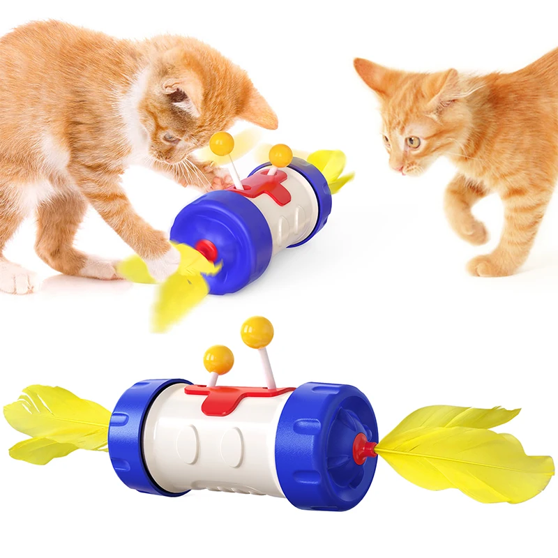 Pet Cat Toy Funny Feather Stick Creative Scooter Puppy Kitten Walking Balance Car Interactive Toy Dog Cat Product
Pet Cat Toy Funny Feather Stick Creative Scooter Puppy Kitten Walking Balance Car Interactive Toy Dog Cat Product