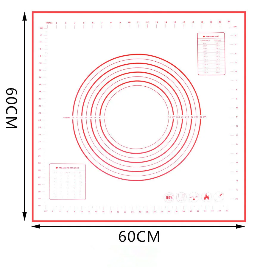Large Size Reusable Mats Cake Dessert Baking Tool Non-Stick Silicone Baking Mat Baking Mats Liners Eco-Friendly
Large Size Reusable Mats Cake Dessert Baking Tool Non-Stick Silicone Baking Mat Baking Mats Liners Eco-Friendly