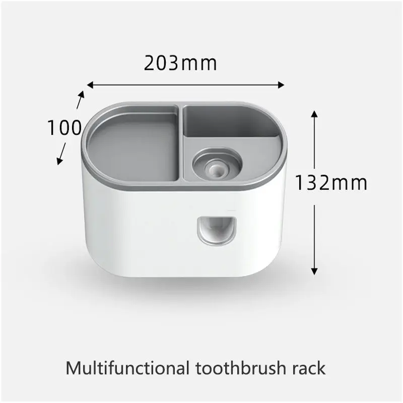 Wall-Mounted Toothpaste And Toothbrush Holder Automatic Release Toothpaste Holder Bathroom Accessories Organizer Set Toothbrush
Wall-Mounted Toothpaste And Toothbrush Holder Automatic Release Toothpaste Holder Bathroom Accessories Organizer Set Toothbrush