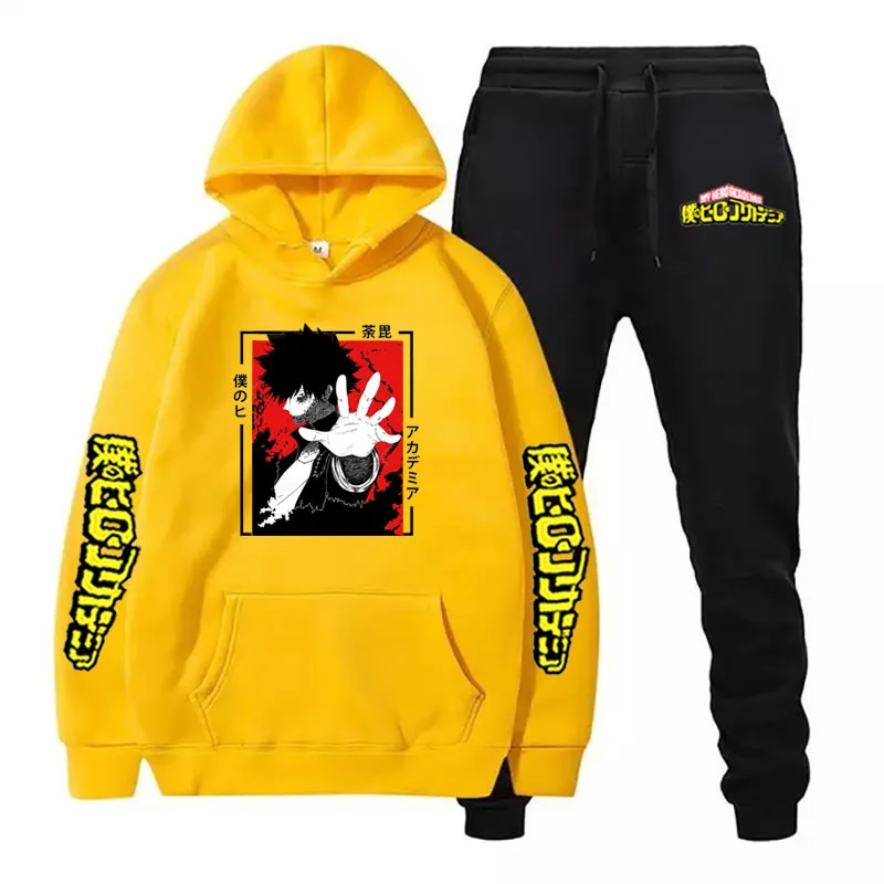 2021 hoodie pants two-piece My Hero Academia anime cosplay printed sweatshirt and sweatpants suit
2021 hoodie pants two-piece My Hero Academia anime cosplay printed sweatshirt and sweatpants suit