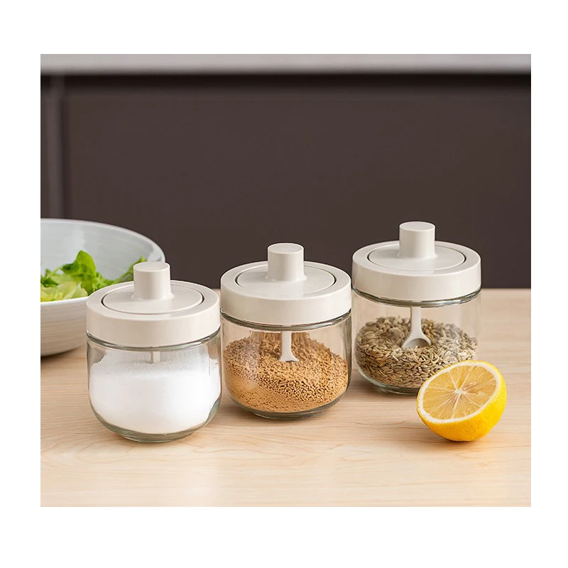 Spice Jar Glass Jars Lids Household Glass Containers Salt Jar Kitchen Seasoning Sauce Bottle Storage Spoon And Cover Integrated
Spice Jar Glass Jars Lids Household Glass Containers Salt Jar Kitchen Seasoning Sauce Bottle Storage Spoon And Cover Integrated