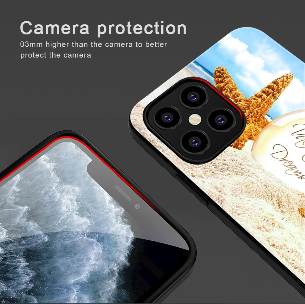 Starfish Phone Case For iPhone 11 12 Pro Max mini XR X XS Max 7 8 6S Plus SE 2020 Phone Cases Soft TPU Black Cover Coque Funda 
Starfish Phone Case For iPhone 11 12 Pro Max mini XR X XS Max 7 8 6S Plus SE 2020 Phone Cases Soft TPU Black Cover Coque Funda