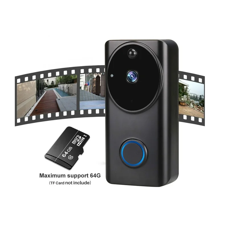 1080P Video Doorbell Wifi Smart Home Tuya App Phone Call Audio Intercom Wireless Door Bell Camera Two-way Intercom Home Alarm
1080P Video Doorbell Wifi Smart Home Tuya App Phone Call Audio Intercom Wireless Door Bell Camera Two-way Intercom Home Alarm