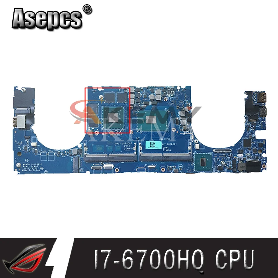 Akemy For DELL XPS 15 9550 Laptop Motherboard GTX960M SR2FQ I7-6700HQ CPU CN-0Y9N5X 0Y9N5X Y9N5X AAM00 LA-C361P
Akemy For DELL XPS 15 9550 Laptop Motherboard GTX960M SR2FQ I7-6700HQ CPU CN-0Y9N5X 0Y9N5X Y9N5X AAM00 LA-C361P