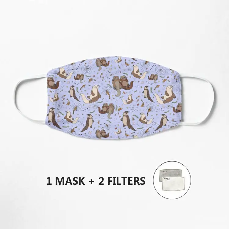 Otters in Purple Mask for Women and Girls Mask Face Mask Cotton Fabric Washable filter pocket Unisex Cotton
Otters in Purple Mask for Women and Girls Mask Face Mask Cotton Fabric Washable filter pocket Unisex Cotton