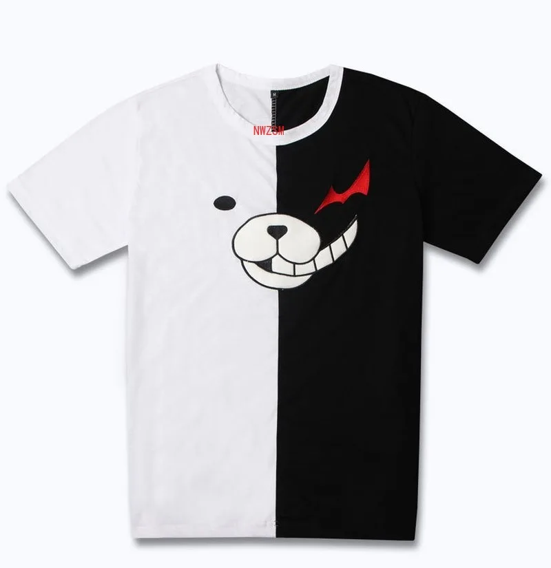 Danganronpa Trigger Happy Havoc Monokuma T-Shirt Cosplay Costume Short Sleeve Cute Tees Men & Women Casual Cotton T shirts 
Danganronpa Trigger Happy Havoc Monokuma T-Shirt Cosplay Costume Short Sleeve Cute Tees Men & Women Casual Cotton T shirts