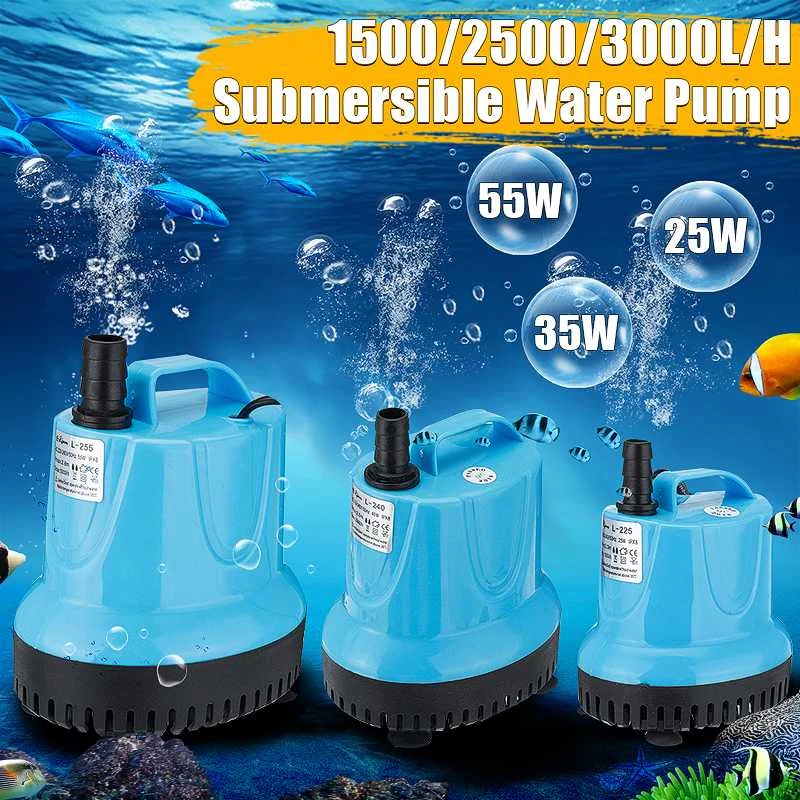 25/40/55W Ultra-Quiet Submersible Water Pump Water Fountain Pump Filter Fish Pond Aquarium Tank 220V
25/40/55W Ultra-Quiet Submersible Water Pump Water Fountain Pump Filter Fish Pond Aquarium Tank 220V