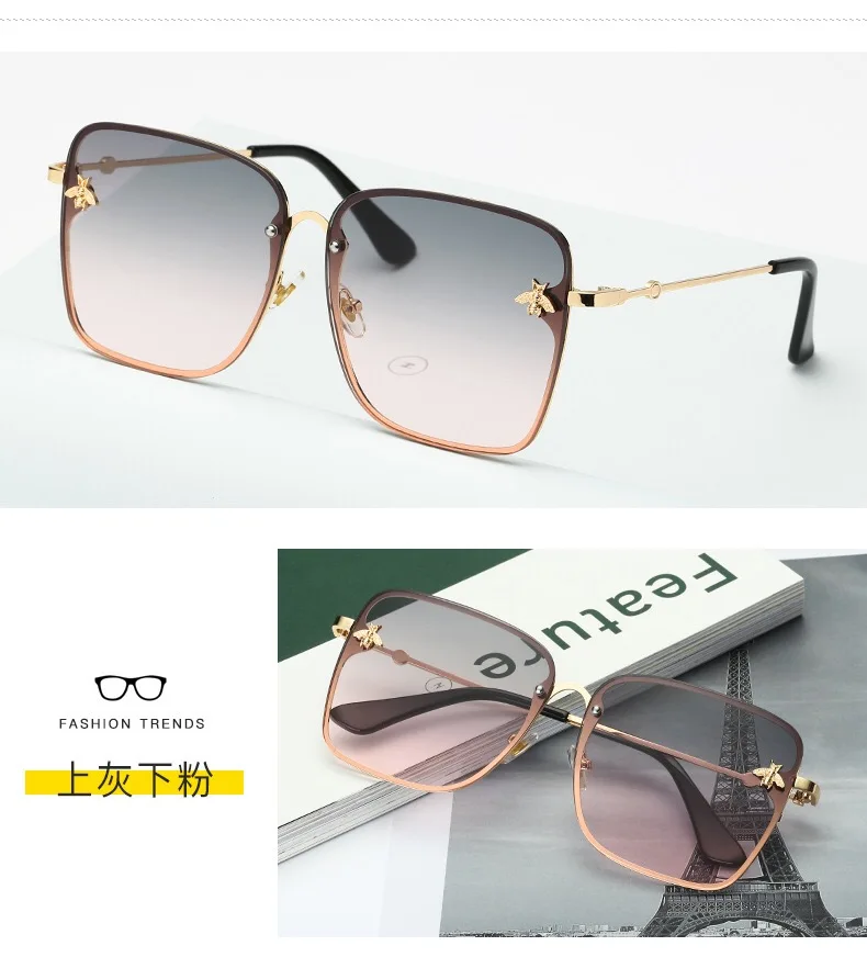 Brand Design Fashion Women Small Bee Sunglasses Colourful Rivet Glasses Female Male Outdoor Traveling Eyeglasses UV400
Brand Design Fashion Women Small Bee Sunglasses Colourful Rivet Glasses Female Male Outdoor Traveling Eyeglasses UV400