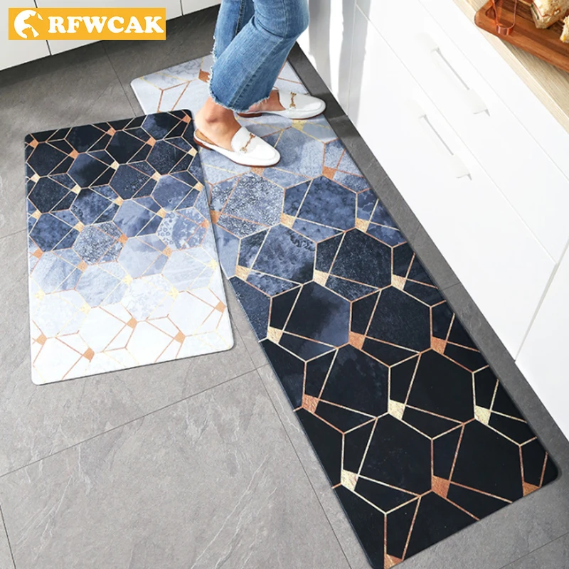 RFWCAK 2pcs Kitchen Carpets PVC Leather Floor Mats Large Floor Carpets Doormats Bedroom Tatami Waterproof Oilproof Kitchen Rugs
RFWCAK 2pcs Kitchen Carpets PVC Leather Floor Mats Large Floor Carpets Doormats Bedroom Tatami Waterproof Oilproof Kitchen Rugs