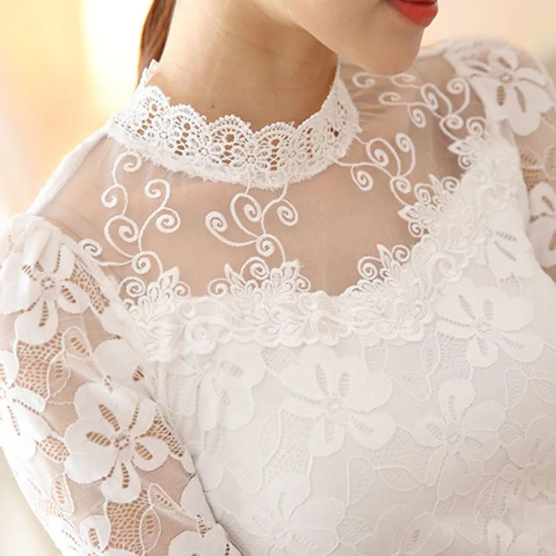 Hollow Out Lace Blouse Elegant Shirt Ladies Tops M-4XL Crochet Long Sleeve Embroidery Patchwork Women Blouses Tops
Hollow Out Lace Blouse Elegant Shirt Ladies Tops M-4XL Crochet Long Sleeve Embroidery Patchwork Women Blouses Tops