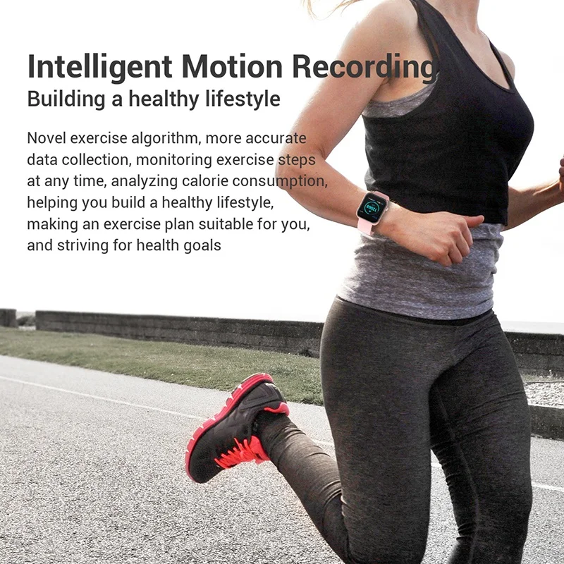 Smart Watch Men Women Heart Rate Monitoring IP67 Waterproof Smartwatch Fitness Tracker for iPhone Xiaomi Pink
Smart Watch Men Women Heart Rate Monitoring IP67 Waterproof Smartwatch Fitness Tracker for iPhone Xiaomi Pink