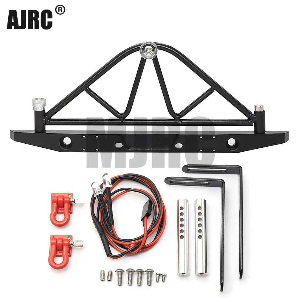 MJRC 1:10 RC tracked metal rear bumper with light for 1/10 axial SCX10 90046 TRX-4 90047 RC
MJRC 1:10 RC tracked metal rear bumper with light for 1/10 axial SCX10 90046 TRX-4 90047 RC