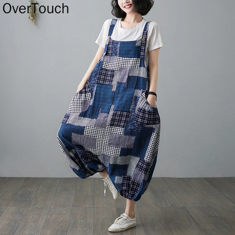 Plus Size Women Jumpsuits Floral Linen Overalls Wide Basic Leg Pants Buttons Streetwear Fashion Loose Casual Jumpsuits
Plus Size Women Jumpsuits Floral Linen Overalls Wide Basic Leg Pants Buttons Streetwear Fashion Loose Casual Jumpsuits