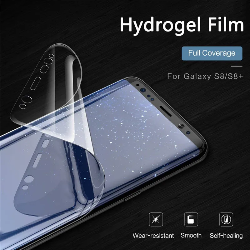 Гидрогелевая пленка для samsung note 8 9 10 Plus S9 Защитная Samsung galaxy S8 S9plus 7 с полным