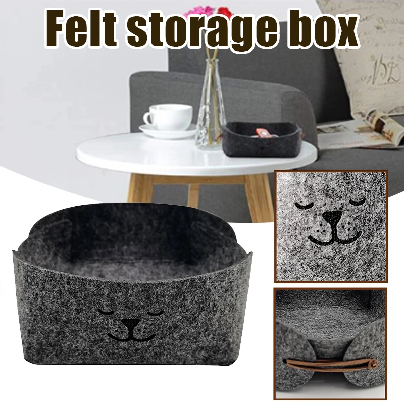 2/3pcs Storage Box Desk Premium Storage Basket Felt Storage Basket for Coins Remote Control Smart Watch Mobile Phones VJ-Drop
2/3pcs Storage Box Desk Premium Storage Basket Felt Storage Basket for Coins Remote Control Smart Watch Mobile Phones VJ-Drop