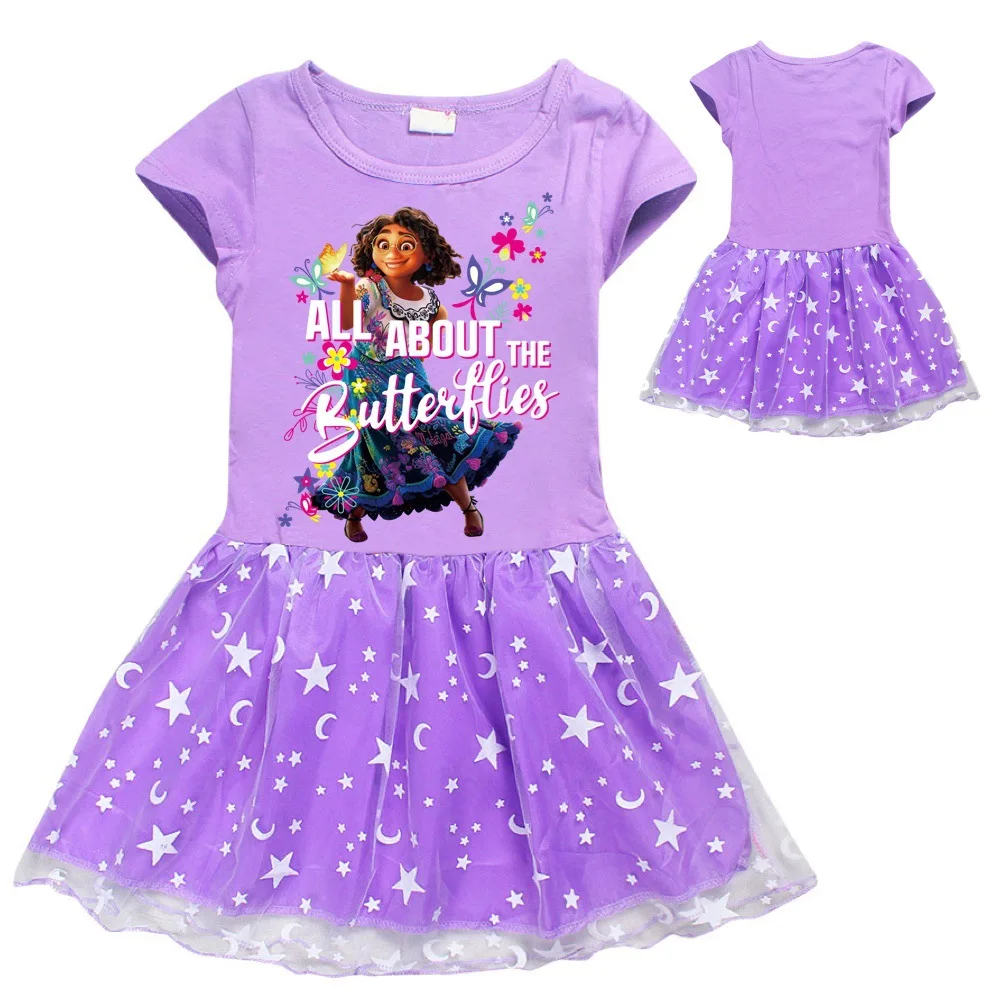 Encanto Summer Cartoon Print Girls Cotton T-Shirt Patchwork Dress Kids Girls Home Party Casual Wear 4-14 Years Old
Encanto Summer Cartoon Print Girls Cotton T-Shirt Patchwork Dress Kids Girls Home Party Casual Wear 4-14 Years Old