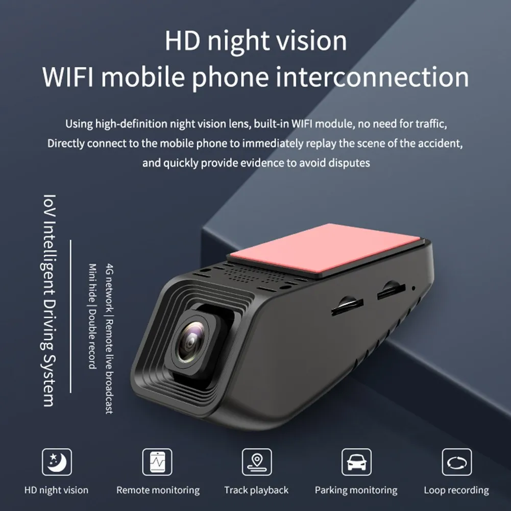 Car Driving Recorder 1080P Hidden Camera 140° Night Vision WiFi 4G GPS Beidou Mini USB 2.0 Dual-core Embedded Driving Recorder
Car Driving Recorder 1080P Hidden Camera 140° Night Vision WiFi 4G GPS Beidou Mini USB 2.0 Dual-core Embedded Driving Recorder