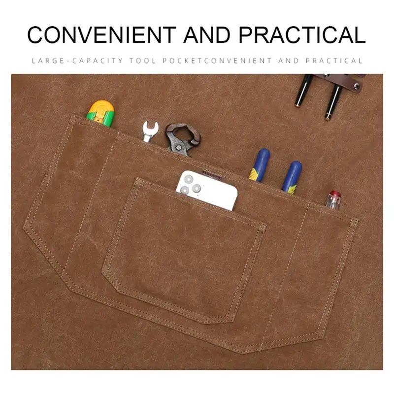 New Woodworking Apron Men Women Adjustable Canvas Apron Heavy Duty Utility Apron with Pockets For Woodwork Room Craft Workshop
New Woodworking Apron Men Women Adjustable Canvas Apron Heavy Duty Utility Apron with Pockets For Woodwork Room Craft Workshop