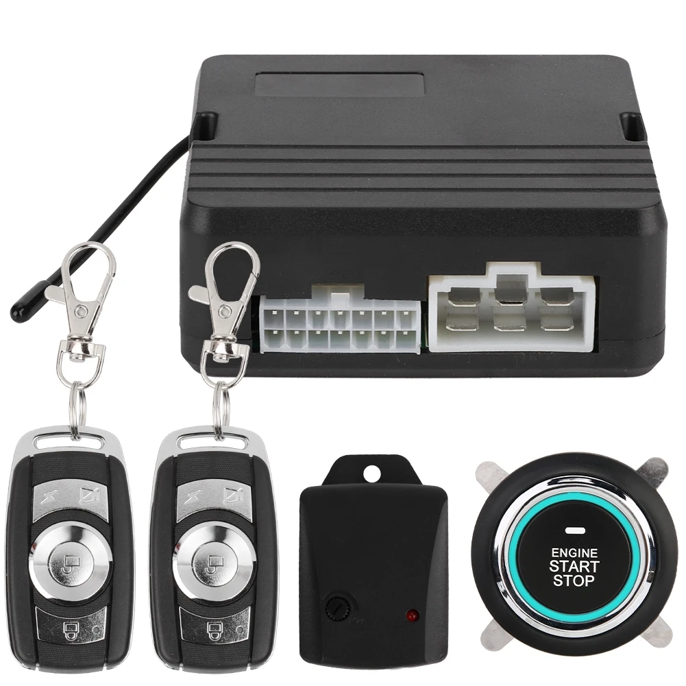 One Button Engine Start Car Vibration Alarm System Ignition Push&Remote Control 12 V (Number 2)Remote
One Button Engine Start Car Vibration Alarm System Ignition Push&Remote Control 12 V (Number 2)Remote