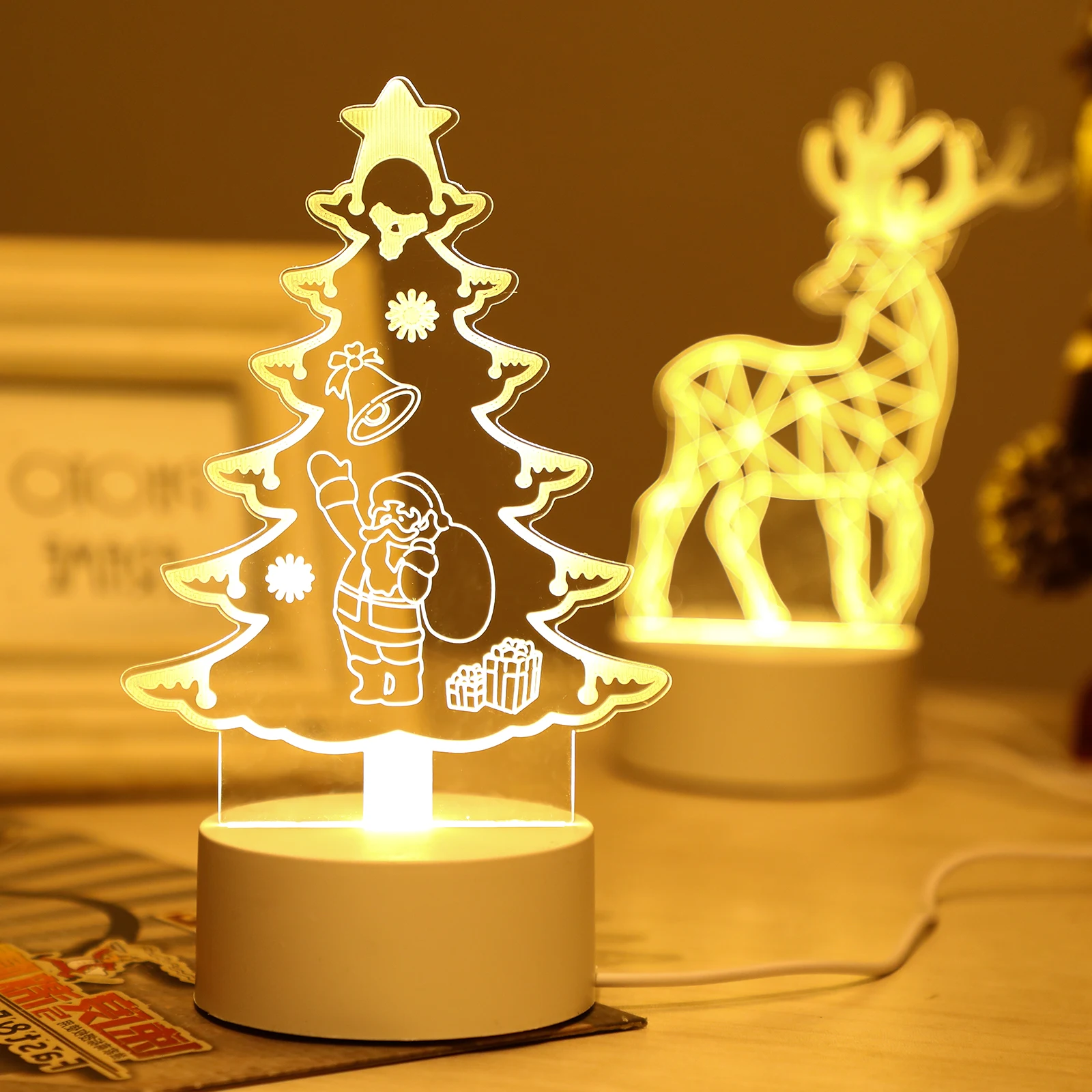 Christmas Decoration for Home Christmas Lamp 3D Santa Tree Garland LED Night Lights New Year 2022 Navidad Home Decor Natale 2021
Christmas Decoration for Home Christmas Lamp 3D Santa Tree Garland LED Night Lights New Year 2022 Navidad Home Decor Natale 2021
